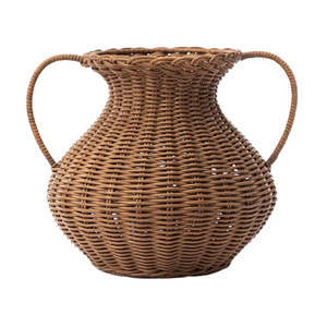 Handmade Woven Rattan Vase Fuji <b>Material</b> Decoration Basket For Living Room <b>Study</b> Dining Room Home Decor - Product Image 5