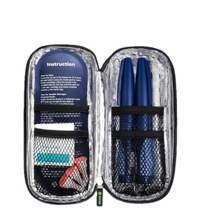 Sac isotherme pour insuline Oxford avec fermeture éclair et fonction de conservation de la fraîcheur, portable pour le transport de médicaments - Product Image 6