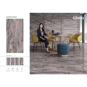 Azulejos de Porcelana Pulida Bianco Indian de 600x1200mm, Grado Premium, Diseño Comercial para Pisos y Paredes - Product Image 4