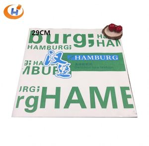 กระดาษห่อเบอร์เกอร์ กระดาษกันไขมันสำหรับเบอร์เกอร์ กระดาษห่ออาหาร - Product Image 5