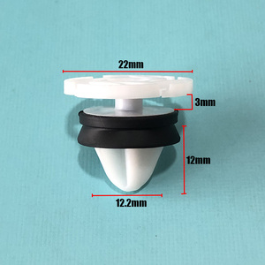 AD 20pcs Nylon <span class=keywords><strong>Plastique</strong></span> Rivets <span class=keywords><strong>Clips</strong></span> de Panneau de Porte de Voiture pour Citroen C4 <span class=keywords><strong>Peugeot</strong></span> 307 <span class=keywords><strong>308</strong></span> Renault Kangoo Clio Berlingo Megane Scudo PSA - Product Image 5