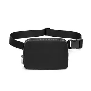 Extender Strap bolsa no peito impressão personalizada logotipo crossbody cinto saco para mulheres homens à prova d' água luxo esporte nylon fanny pack