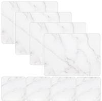 Napperons élégants en bois de liège Tapis de table en cuir luxueux pour un décor exquis