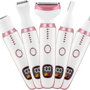 เครื่องโกนขนไฟฟ้าสำหรับผู้หญิง รุ่นใหม่ 5 in 1 ใช้ได้กับจมูก ใบหน้า คิ้ว แขน ขา รักแร้ - Product Image 1