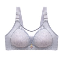 Soutien-gorge push-up fin grande taille sans armatures à bretelles réglables, bonnet complet, pour poitrine généreuse, effet minimisant, vente en gros