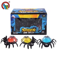 Bonbons de tasse de gelée de fruits d'oeil d'araignée d'halloween avec le fournisseur de bonbons de sucrerie d'éclatement
