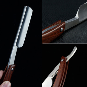 Top Quality <strong>Wooden</strong> Handle Straight Edge <strong>Razor</strong> for Men Stainless Steel Manual Straight <strong>Cut</strong> <strong>Throat</strong> Barber Shaving <strong>Razor</strong> - Product Image 3