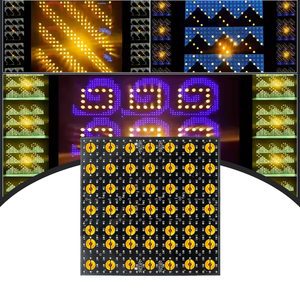 <span class=keywords><strong>Pro</strong></span> giai đoạn điều khiển thông minh hai lớp 7*7 LED ma trận blinder ánh sáng RGBW phát thải màu - Product Image 1