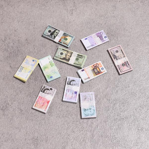 Mini billets de banque factices réalistes en papier (Dollar, <span class=keywords><strong>Euro</strong></span>, Livre) pour fêtes et films - Product Image 5