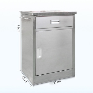 Sandecheng Hospital <b>Cabinet</b> Stainless Steel 70cm Floor Mount Minimalist Design Durable Storage - Product Image 2
