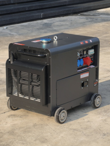 Générateur portable silencieux 6kW 7kW 8kW 10kW 5kW 5.5kW 6.5kVA refroidi par air pour usage industriel - Product Image 2
