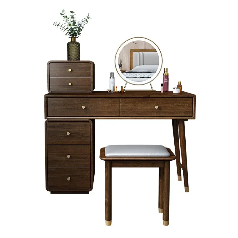 Домашняя мебель perspex, зеркальный белый глянцевый туалетный столик, нордический мраморный туалетный столик со стулом и ящиком