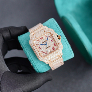 Montre-bracelet mécanique entièrement en diamant, montres moissanite VVS glacées pour hommes, testeur de diamants, vente en gros - Product Image 6