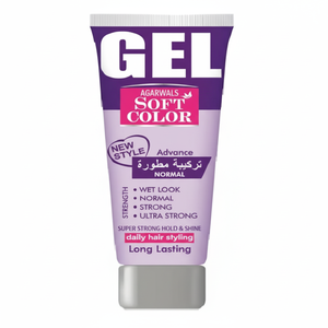 La cire de gel de cheveux à forte tenue à base de plantes pour barbe offre un effet coiffant de texturation avec brillance et nourriture - Product Image 1