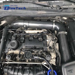 ระบบไอดีคาร์บอนไฟเบอร์แบบแห้ง Pre-Preg สำหรับ VW Golf MK5 GTI MK6 R Audi A3 S3 EA113 2.0T FSI – ตัวกรองแบบไหลสูง - Product Image 6