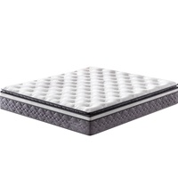 Matelas Hypoallergénique à Ressorts Ensachés en Latex, 13 Pouces, Taille Grand Lit Queen et King, Emballé Sous Vide Roulé en Boîte