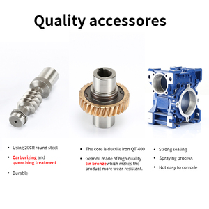 VF40 <strong>Hollow</strong> Shaft 18mm Flange <strong>Worm</strong> <strong>Gearbox</strong> Speed Reducer for Servo Motor Custom ODM Supported - Product Image 5