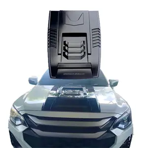 Sistemi di carrozzeria per Auto in ABS nero opaco che forma sottovuoto cappe motore misurino per Dmax D-max 2023 2024