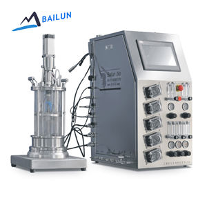 Biorreactor para Líneas de Células Transgénicas, Fermentador con Camisa de Vidrio de 5L y 10L con PLC y Precio para Investigación Genética - Product Image 1