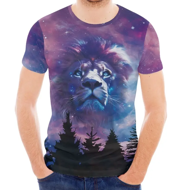 Ingrosso T-Shirt da uomo di alta qualità con animali da uomo personalizzi Vintage T-Shirt da uomo estate manica corta da uomo girocollo T-Shirt top