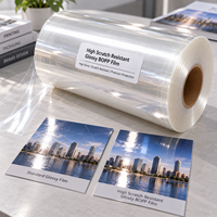 Film Anti Gores Glossy Lambent BOPP untuk Kemasan Kotak, Kemasan Kotak Kue, Percetakan, Film Laminasi Thermal, Film Laminasi