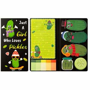 Lot de 8 intercalaires autocollants mignons en forme d'animaux de dessin animé pour agenda, fournitures scolaires et de bureau, petits cadeaux pour enfants - Product Image 3