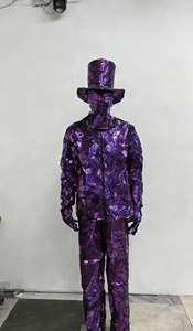 Traje Metálico de Espejo para Hombre, Ideal para Festivales de Baile y Actuaciones en Escenario, Bares, Festivales de Música, Bodas y Fiestas de Halloween - Product Image 3