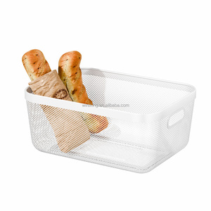 WIREKING rectángulo Simple malla encimera almacenamiento cesta de frutas decoración del hogar organizador de verduras - Product Image 6