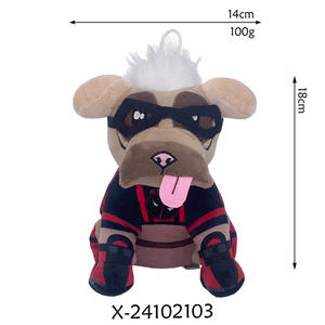 JM - Juguete de Peluche para <span class=keywords><strong>Perros</strong></span>, Modelo Dogpool para Princesa, Súper Suave, Relleno de Algodón PP, con Barnizado UV, para Fiestas - Product Image 2