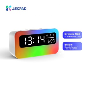 Bluetooth Loa thông minh đồng hồ báo thức ánh sáng ban đêm nhà máy bán buôn hỗ trợ giấc ngủ đèn cạnh giường ngủ thức dậy ánh sáng mặt trời mọc Đồng hồ báo thức - Product Image 2