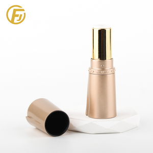 หลอดลิปสติกสีทองรูปทรงนาฬิกาทราย แบบกดติด ใช้ได้กับอายแชโดว์เนื้อแข็ง บลัชออน และแท่งเพิ่มความกระจ่างใส รองรับการติดฉลากส่วนตัว - Product Image 1