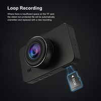 3 inch 2K mobil Dashcam HD 1080P Dual kamera Mobil Dvr kotak hitam