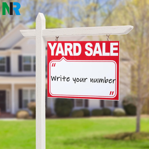 ป้ายป้ายข้างสนามธุรกิจพลาสติก18X24พร้อมเสา - Product Image 1