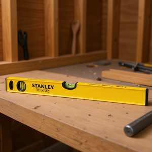 Nivel de burbuja Stanley Classic Level 24 de aluminio para fontanería y carpintería - Product Image 3