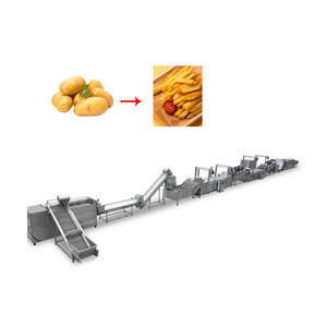 Línea de Producción de Papas Fritas Semindustrial de 150 kg/h con Freidora Eléctrica - Product Image 1