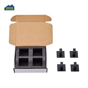 Crochets muraux en aluminium robuste, autocollants, écologiques, design flexible, pour salle de bain et cuisine, crochets métalliques pour vêtements - Product Image 4