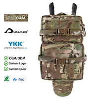 Sac à dos tactique OEM ODM découpé au laser avec système MOLLE, conception à double compartiment, compatible avec la fixation sur gilet pour la randonnée et l'entraînement en extérieur