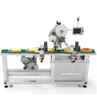 Machine d'étiquetage automatique SKILT pour sacs (haut et bas) avec imprimante, moteur et pompe haute vitesse, pour emballages papier/bois, portable