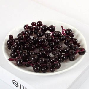 Mini-bouquets de raisins simulés en PVC, modèle alimentaire, accessoires de bricolage, jouet alimentaire simulé - Product Image 2
