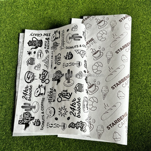 Impression personnalisée de qualité alimentaire biodégradable résistant aux graisses 30-80g de papier d'emballage de beurre pour l'emballage - Product Image 5