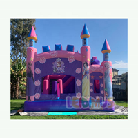 Château gonflable princesse à bas prix, combo de château gonflable, château gonflable avec toboggan pour location de fête
