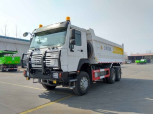 Camión volquete Sinotruk con protección frontal HOWO 371 Camión volquete con cara antigua Nuevo camión pesado Euro 2 Emission 6x4 Drive - Product Image 4