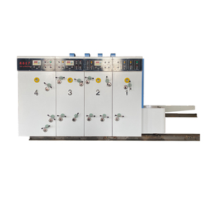 Alimentador de borde de plomo Impresora flexográfica completamente automática Slotter Máquina Troqueladora con apilador para producción de cajas de cartón corrugado - Product Image 2