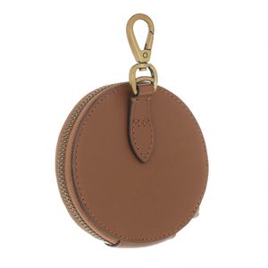 Real Zipper Wholesale Bulk Kids Purse Custom Round Leather Coin <b>Wallet</b> Pouch Bag With <b>Wristlet</b> - Product Image 4