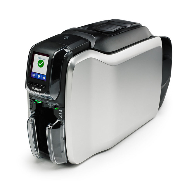 Hot Zebra ZC300 Printer, Single & Dual Side Plastic PVC Card Printer with 300DPI for Business Official Hospital Colorful Printer