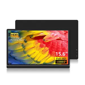 廉价ips面板HDR便携式显示器15.6英寸1920x 1080 usb c供电笔记本电脑显示器