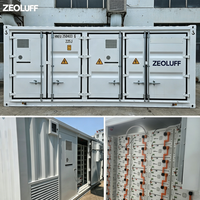 Solution personnalisée pour ferme solaire de 500 kW, centrale solaire hybride, système de stockage d'énergie solaire avec batterie au lithium