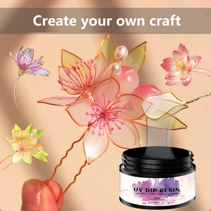 Résine UV transparente haute brillance 25g, résine UV dure à durcissement rapide, colle UV pour la fabrication de bijoux DIY, la décoration artisanale - Product Image 6