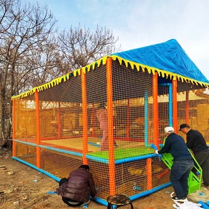 2025 nhà máy sản xuất 4*6m ngoài trời Oxford bề mặt Trampoline với trần - Product Image 5