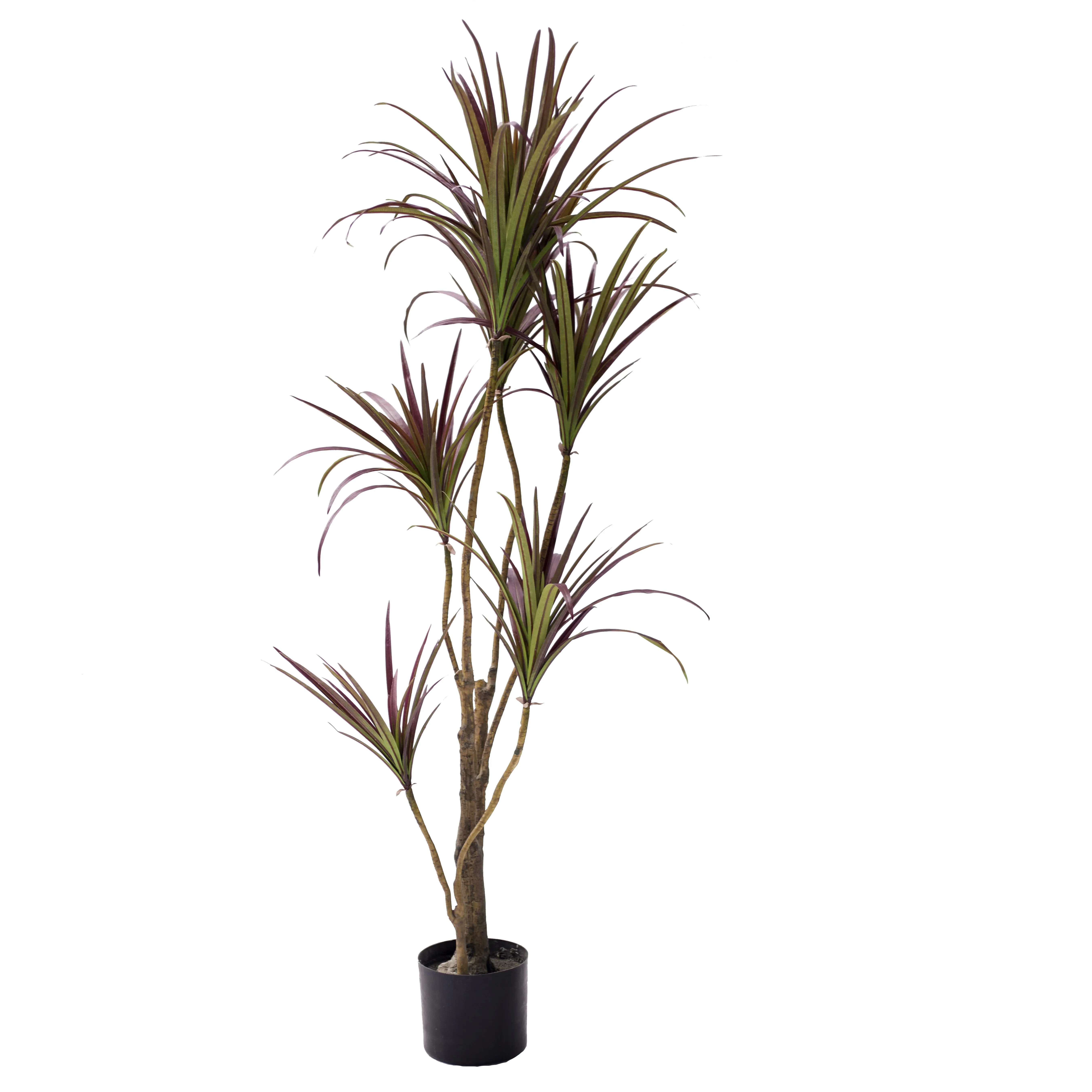 Yeni yıl ağacı simülasyon bitki bonsai yapay yeşil bitki kapalı dekoratif sago cycas palm için
